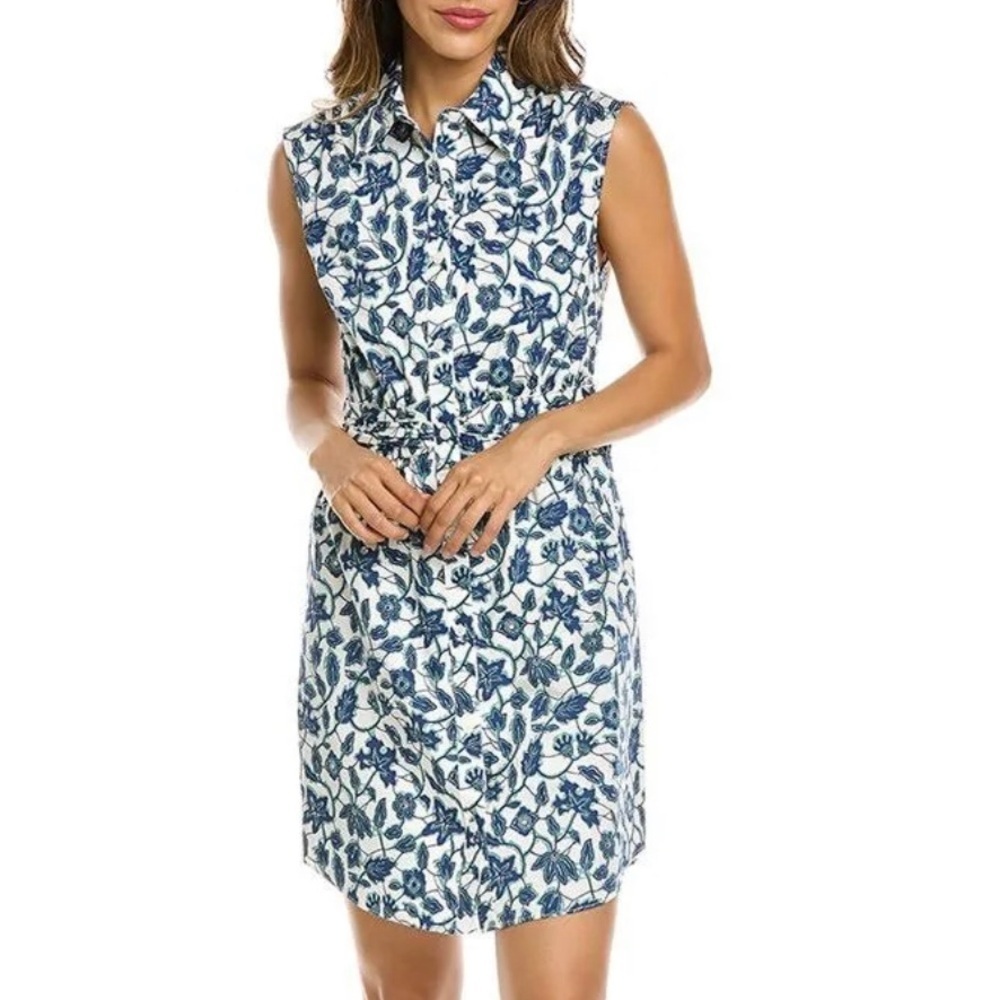 NWOT Derek Lam 10 Crosby|||Cora Floral Print Shirtdress Size 2